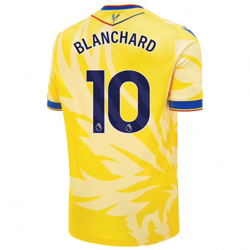 Niño Camiseta Annabel Blanchard #10 Amarillo 2ª Equipación 2024/25 La Camisa Argentina