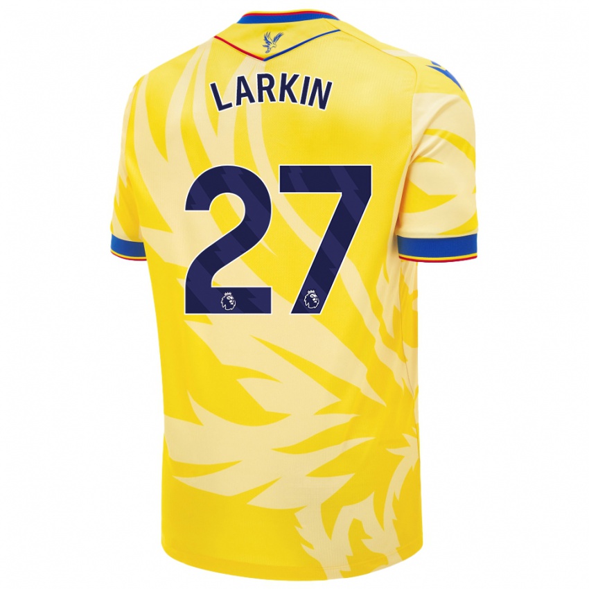 Niño Camiseta Abbie Larkin #27 Amarillo 2ª Equipación 2024/25 La Camisa Argentina