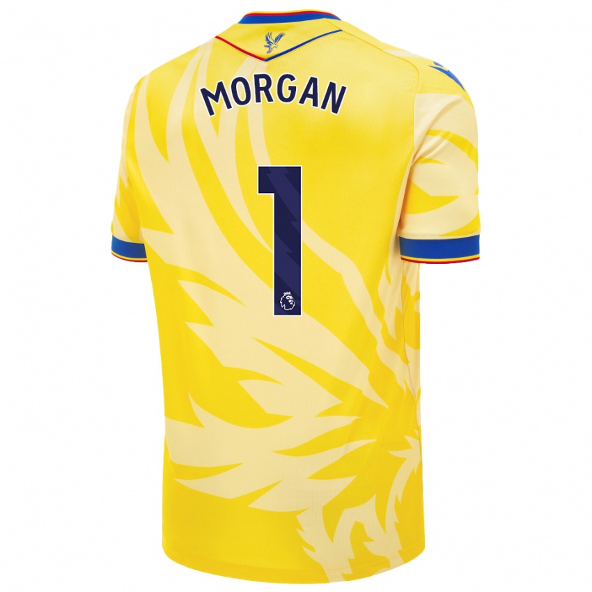 Niño Camiseta Chloe Morgan #1 Amarillo 2ª Equipación 2024/25 La Camisa Argentina