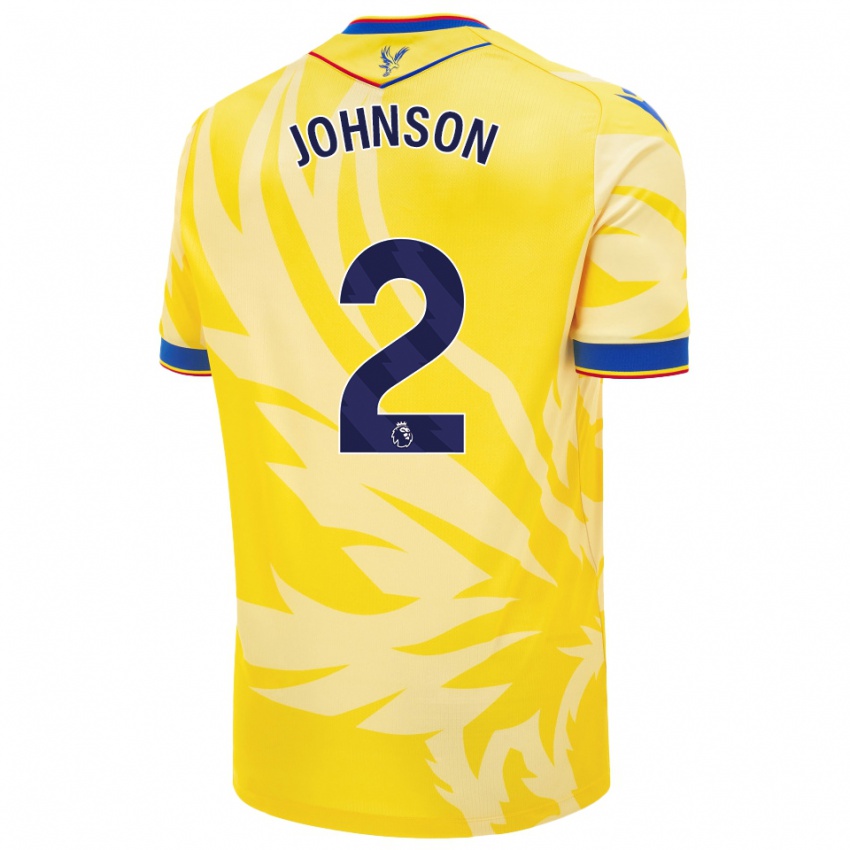 Niño Camiseta Annabel Johnson #2 Amarillo 2ª Equipación 2024/25 La Camisa Argentina