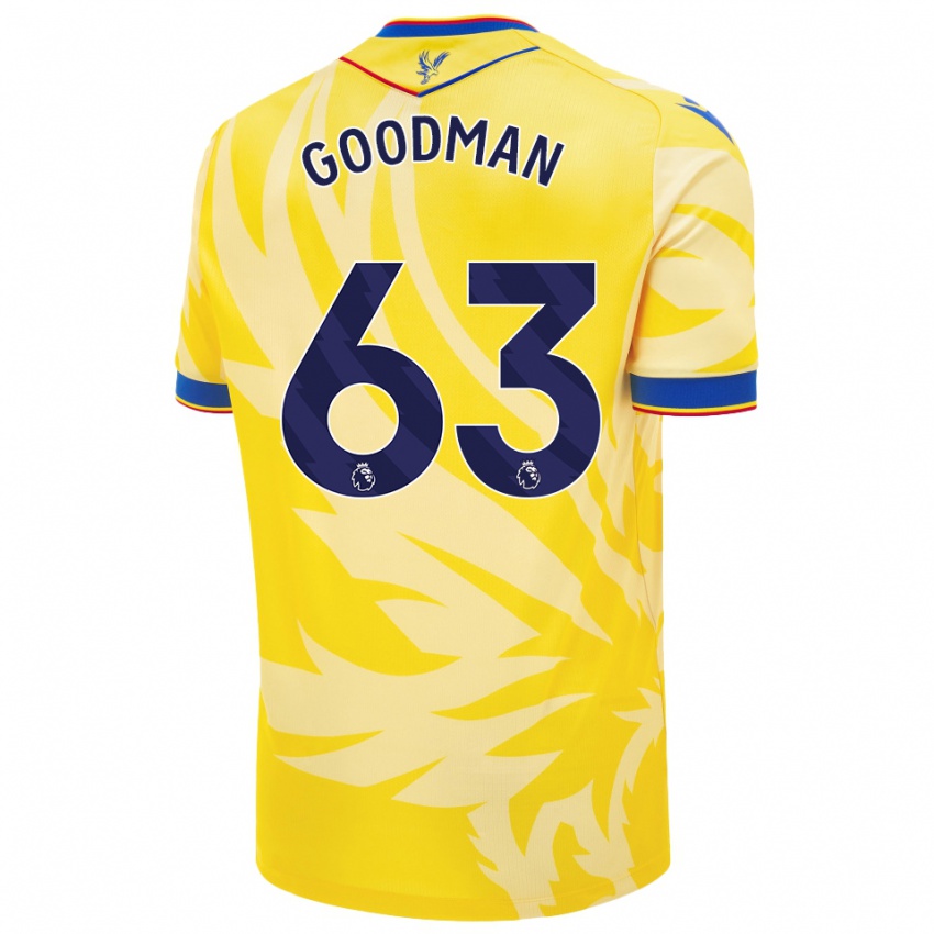 Niño Camiseta Owen Goodman #63 Amarillo 2ª Equipación 2024/25 La Camisa Argentina