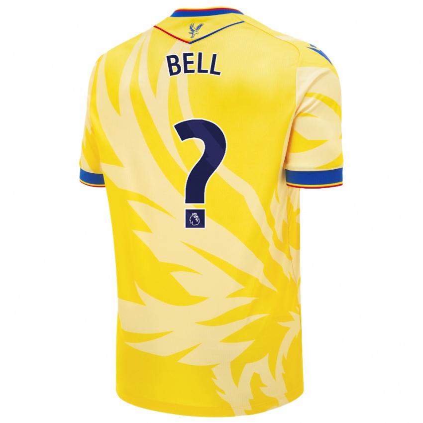 Niño Camiseta Freddie Bell #0 Amarillo 2ª Equipación 2024/25 La Camisa Argentina