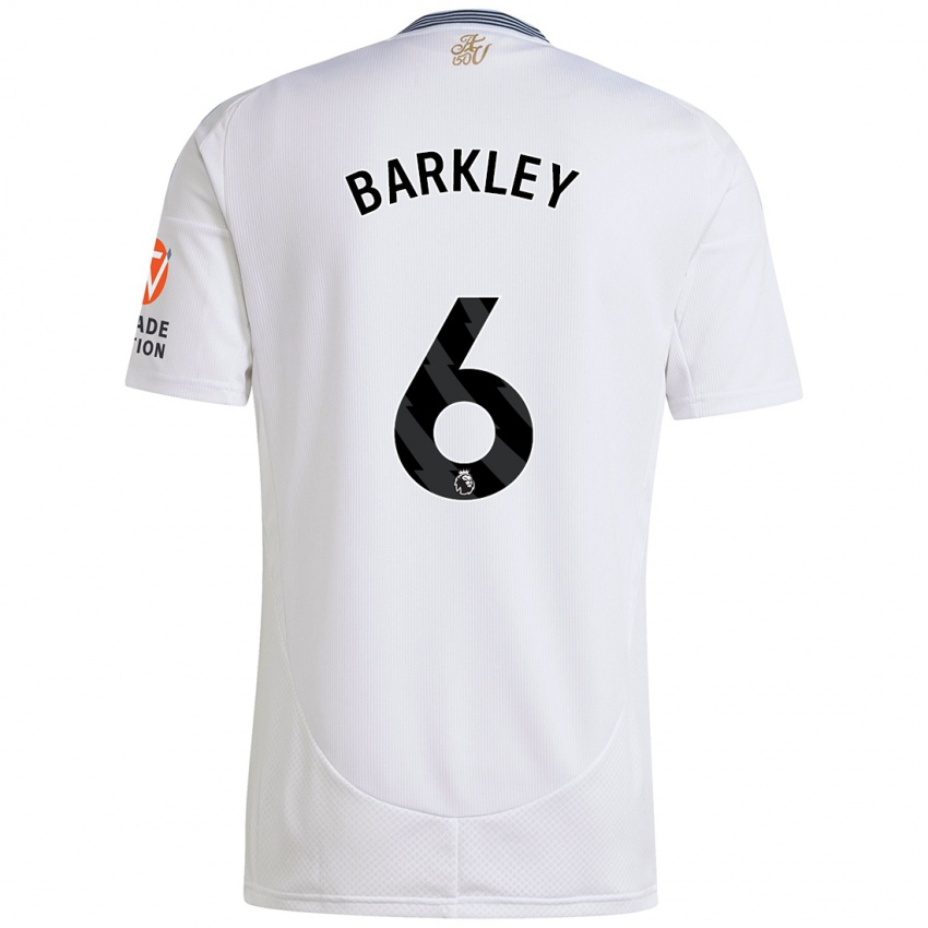 Niño Camiseta Ross Barkley #6 Blanco 2ª Equipación 2024/25 La Camisa Argentina