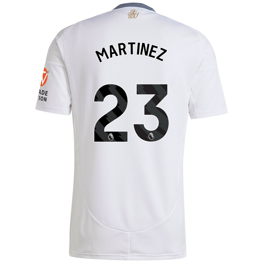 Niño Camiseta Emiliano Martínez #23 Blanco 2ª Equipación 2024/25 La Camisa Argentina