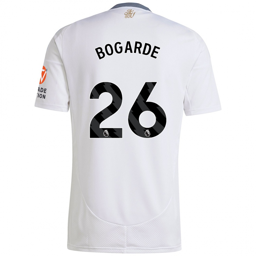 Niño Camiseta Lamare Bogarde #26 Blanco 2ª Equipación 2024/25 La Camisa Argentina