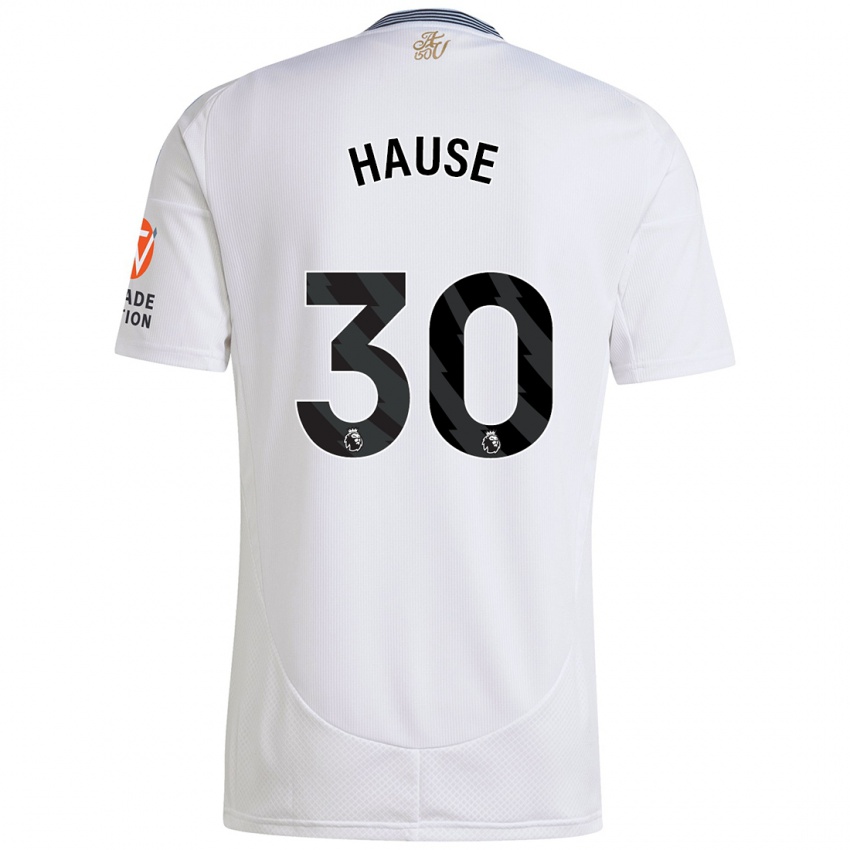 Niño Camiseta Kortney Hause #30 Blanco 2ª Equipación 2024/25 La Camisa Argentina