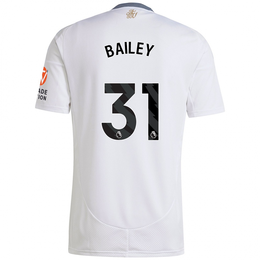 Niño Camiseta Leon Bailey #31 Blanco 2ª Equipación 2024/25 La Camisa Argentina