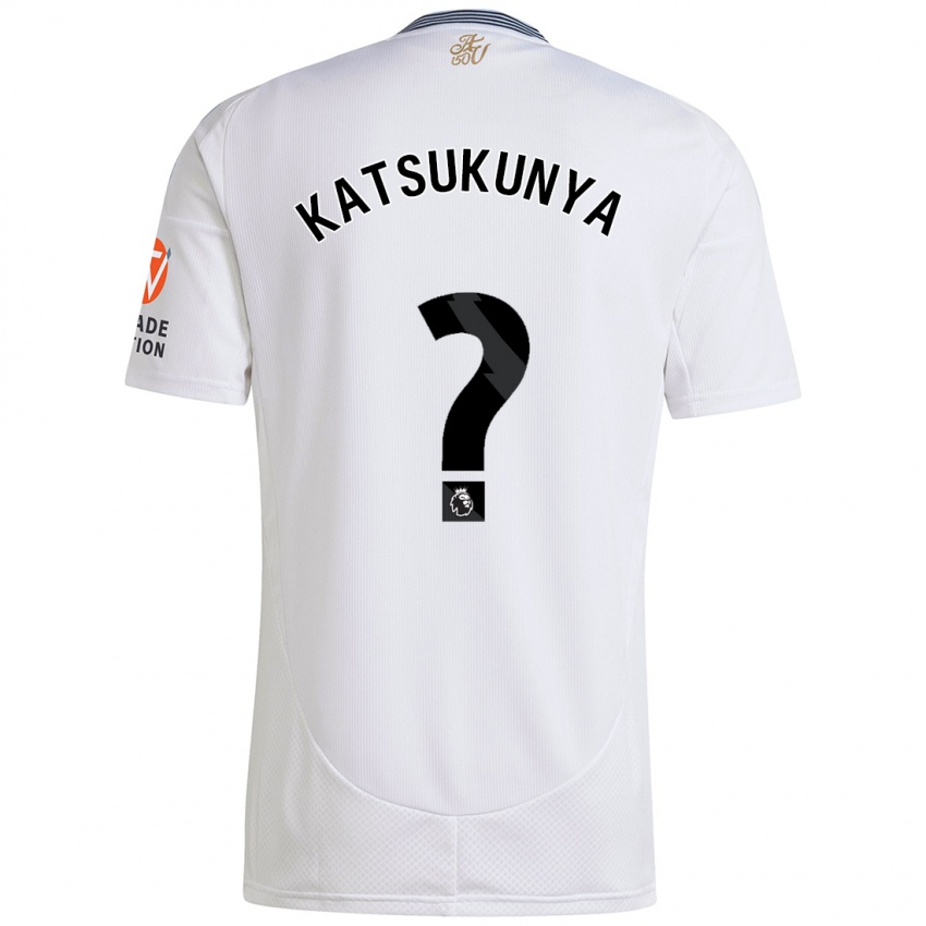 Niño Camiseta Thierry Katsukunya #0 Blanco 2ª Equipación 2024/25 La Camisa Argentina