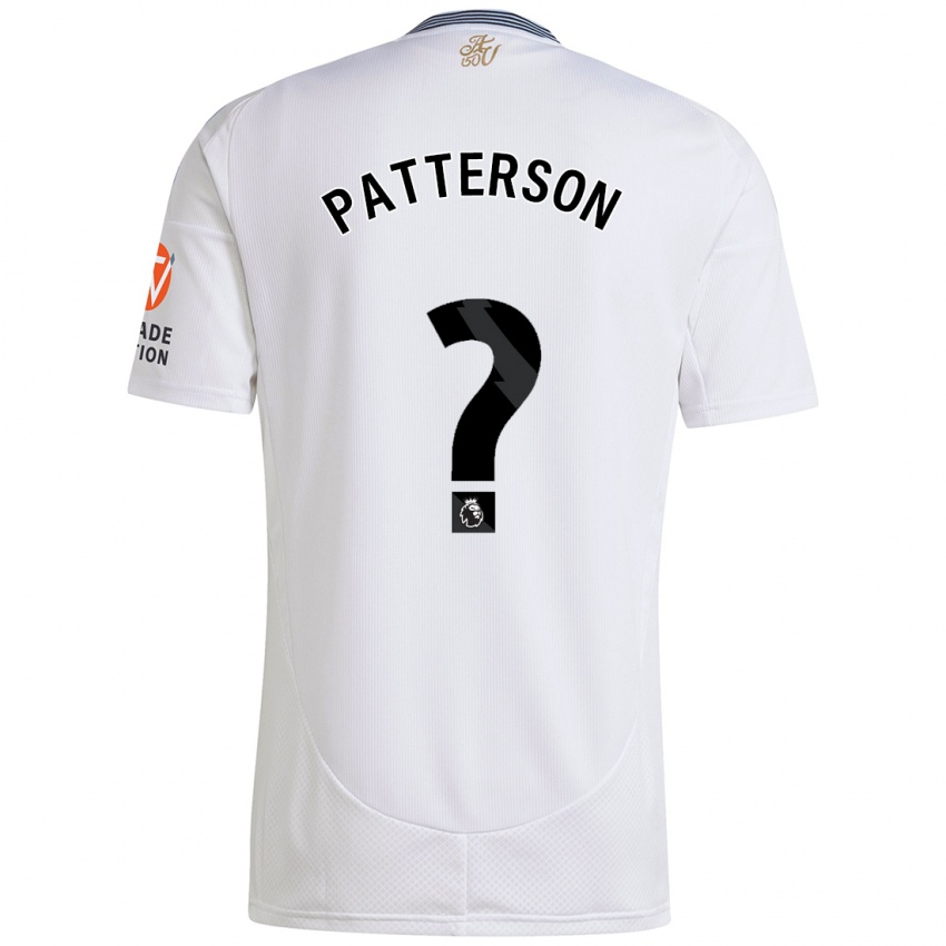 Niño Camiseta Travis Patterson #0 Blanco 2ª Equipación 2024/25 La Camisa Argentina