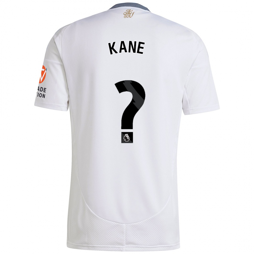 Niño Camiseta Kane Taylor #0 Blanco 2ª Equipación 2024/25 La Camisa Argentina