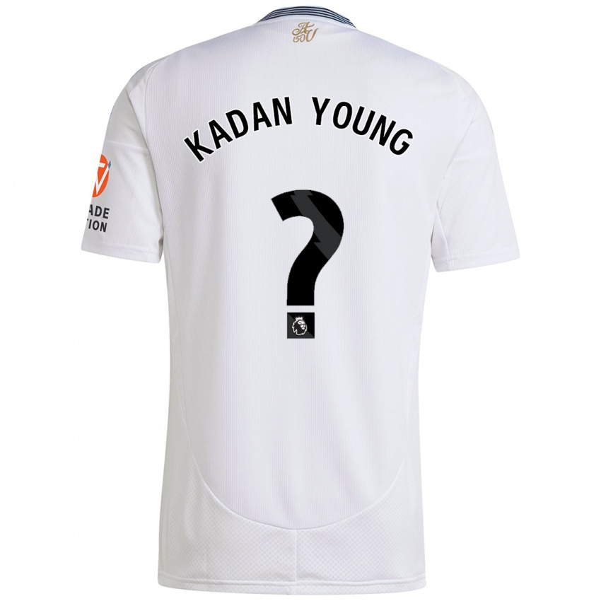 Niño Camiseta Kadan Young #0 Blanco 2ª Equipación 2024/25 La Camisa Argentina