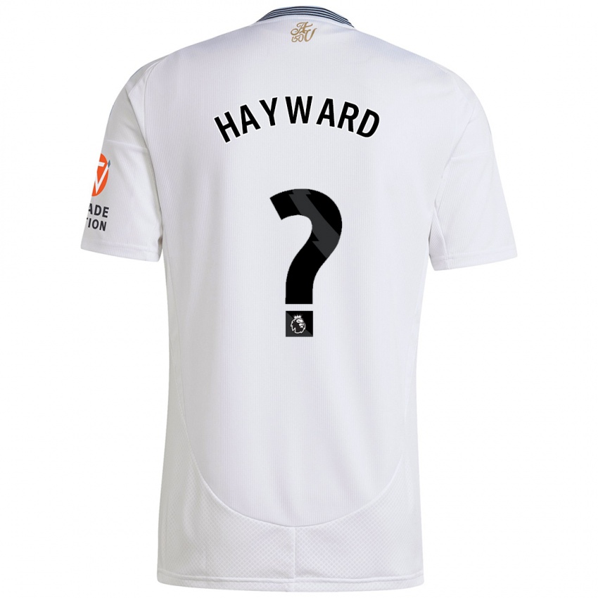 Niño Camiseta Vinnie Hayward #0 Blanco 2ª Equipación 2024/25 La Camisa Argentina