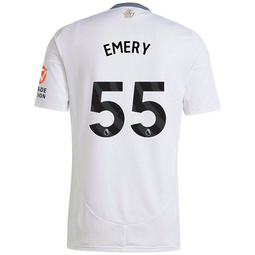 Niño Camiseta Lander Emery #55 Blanco 2ª Equipación 2024/25 La Camisa Argentina