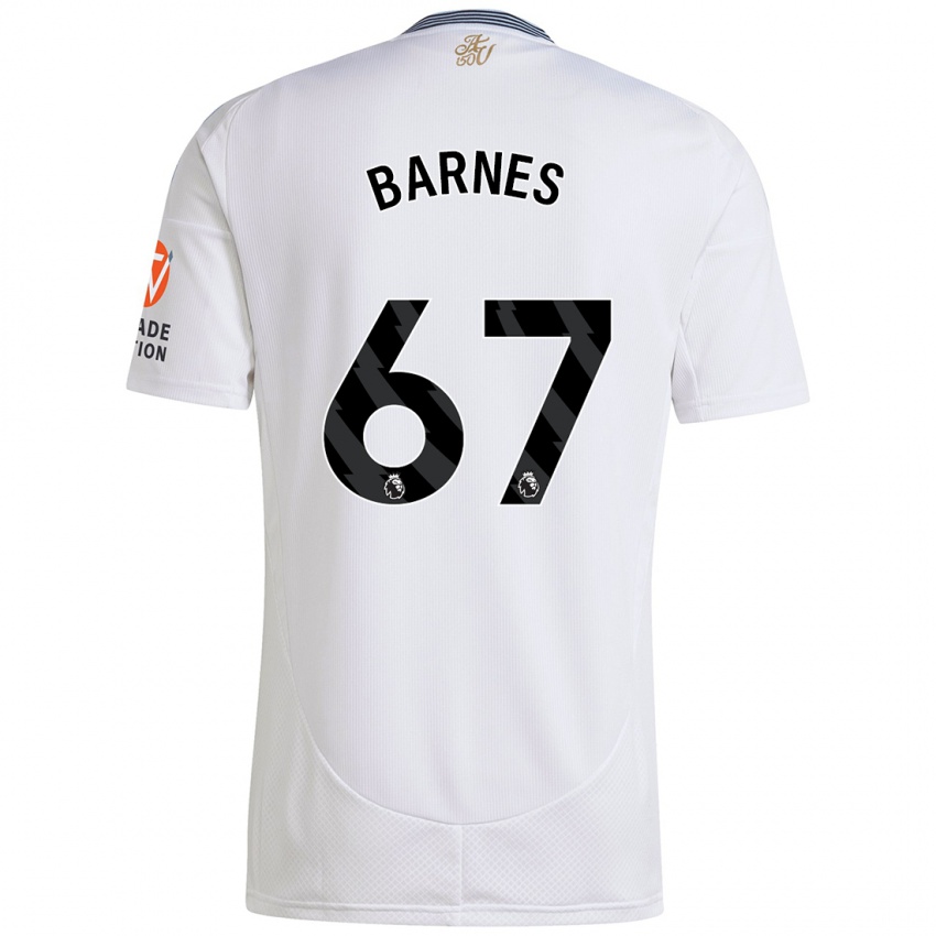 Niño Camiseta Mikell Barnes #67 Blanco 2ª Equipación 2024/25 La Camisa Argentina