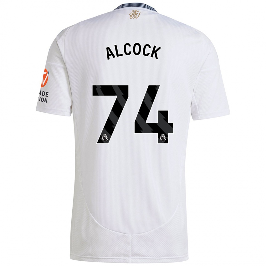 Niño Camiseta Todd Alcock #74 Blanco 2ª Equipación 2024/25 La Camisa Argentina