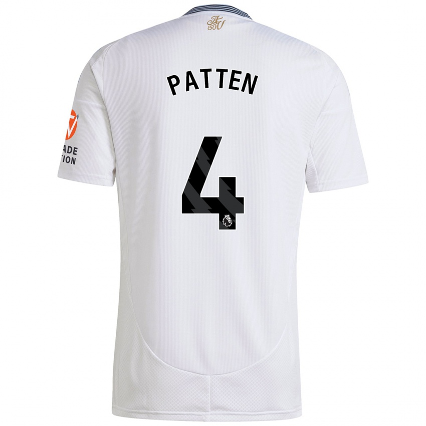 Niño Camiseta Anna Patten #4 Blanco 2ª Equipación 2024/25 La Camisa Argentina