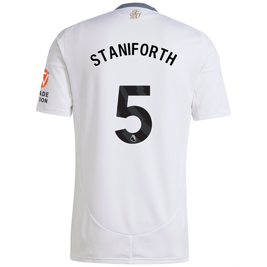 Niño Camiseta Lucy Staniforth #5 Blanco 2ª Equipación 2024/25 La Camisa Argentina