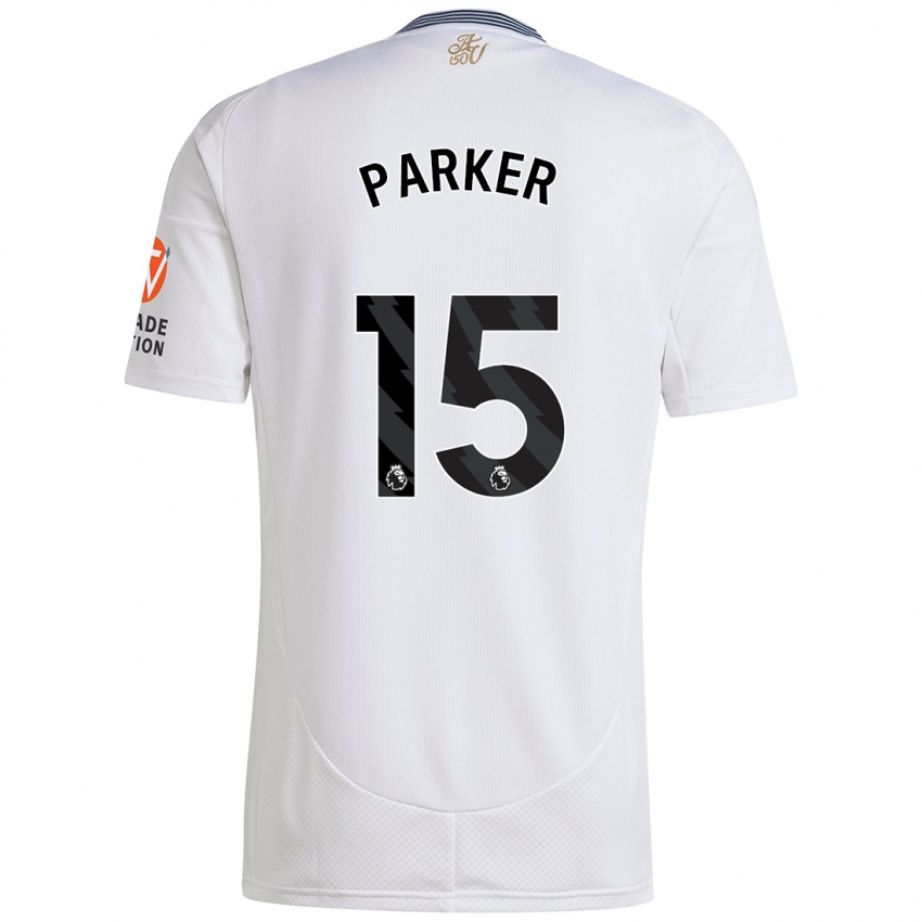 Niño Camiseta Lucy Parker #15 Blanco 2ª Equipación 2024/25 La Camisa Argentina