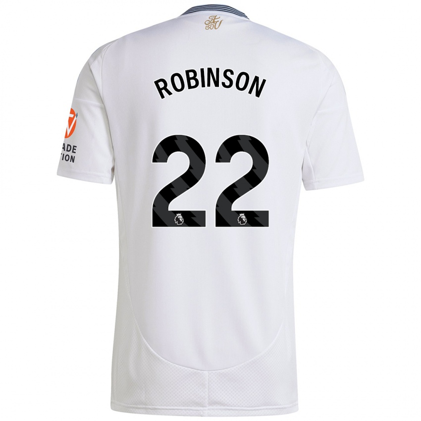 Niño Camiseta Katie Robinson #22 Blanco 2ª Equipación 2024/25 La Camisa Argentina