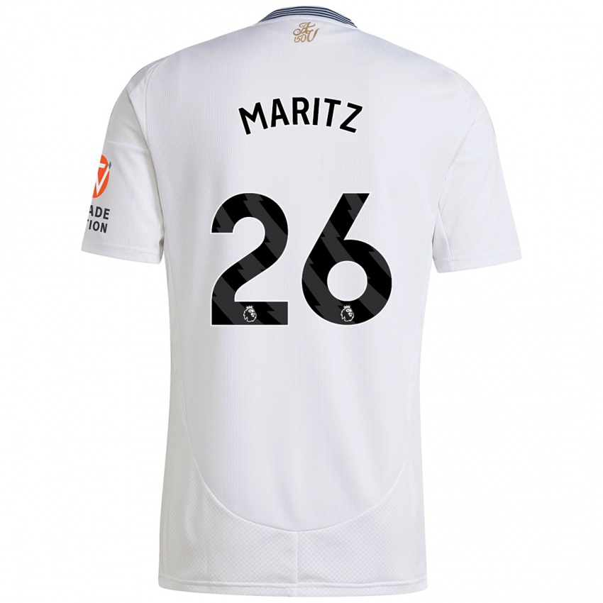 Niño Camiseta Noelle Maritz #26 Blanco 2ª Equipación 2024/25 La Camisa Argentina