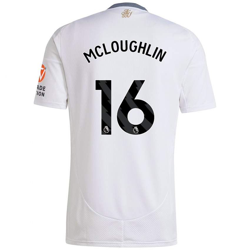 Niño Camiseta Olivia Mcloughlin #16 Blanco 2ª Equipación 2024/25 La Camisa Argentina