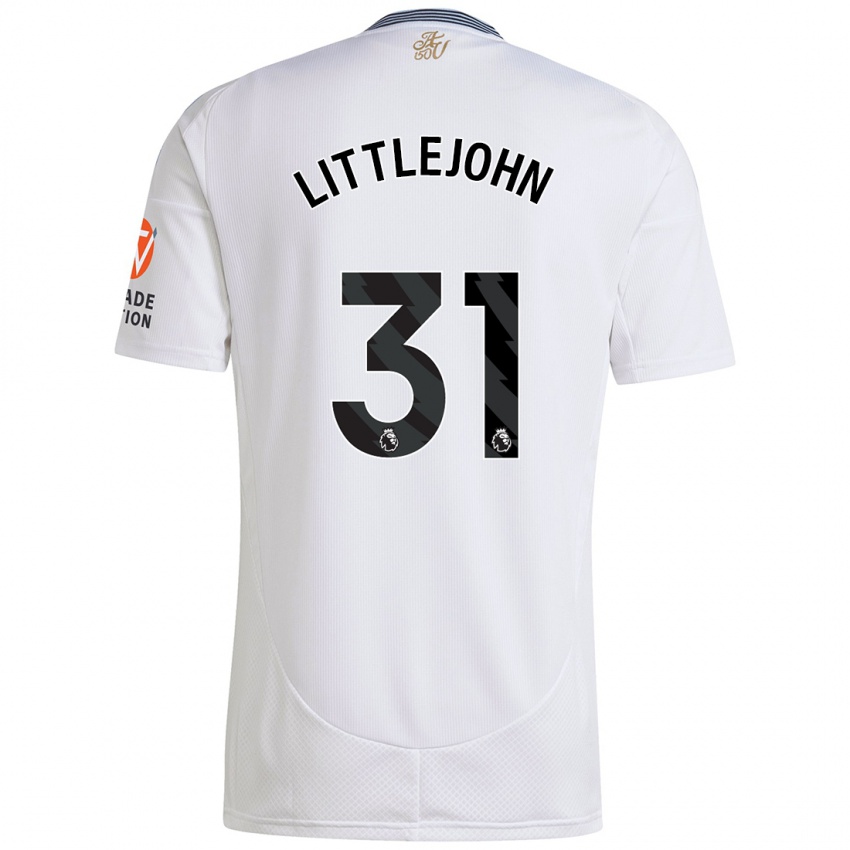 Niño Camiseta Ruesha Littlejohn #31 Blanco 2ª Equipación 2024/25 La Camisa Argentina