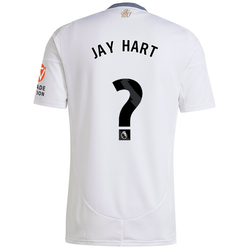 Niño Camiseta Taylor Jay Hart #0 Blanco 2ª Equipación 2024/25 La Camisa Argentina