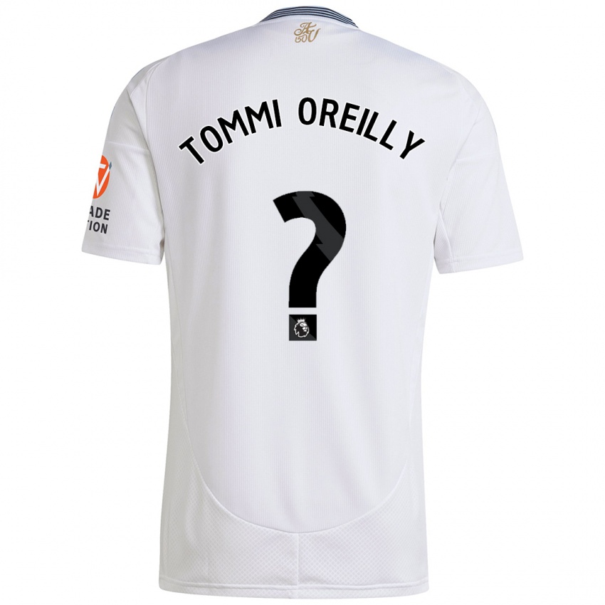 Niño Camiseta Tommi Oreilly #0 Blanco 2ª Equipación 2024/25 La Camisa Argentina