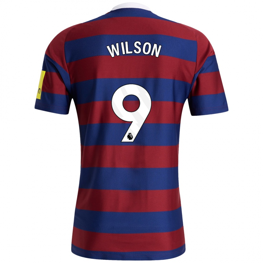 Niño Camiseta Callum Wilson #9 Burdeos Azul Marino 2ª Equipación 2024/25 La Camisa Argentina