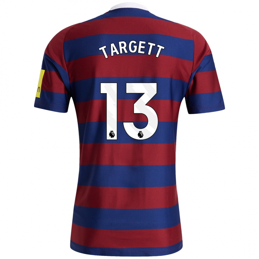 Niño Camiseta Matt Targett #13 Burdeos Azul Marino 2ª Equipación 2024/25 La Camisa Argentina