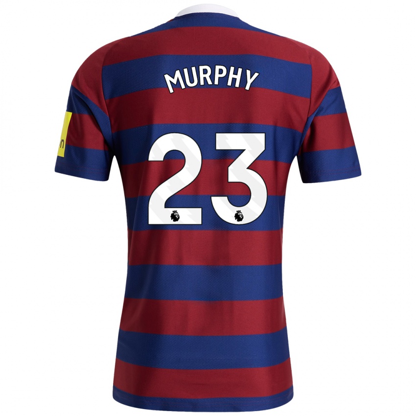 Niño Camiseta Jacob Murphy #23 Burdeos Azul Marino 2ª Equipación 2024/25 La Camisa Argentina