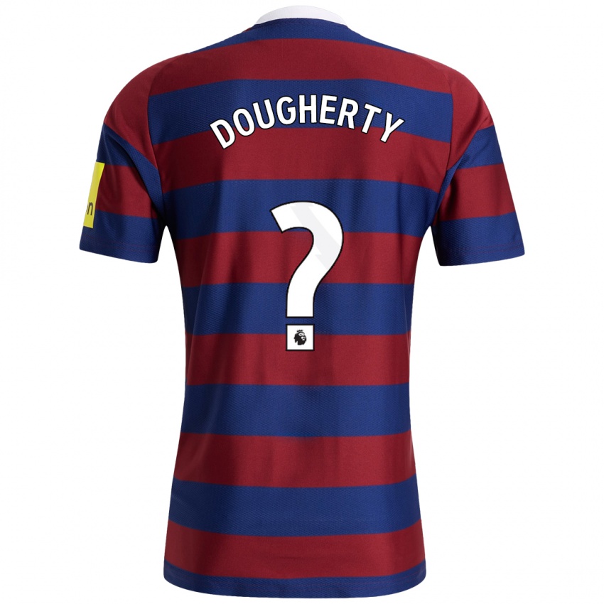 Niño Camiseta Ryan Dougherty #0 Burdeos Azul Marino 2ª Equipación 2024/25 La Camisa Argentina