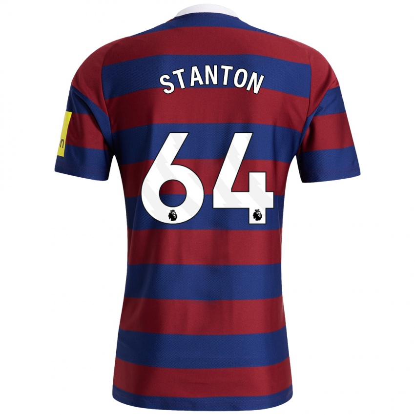 Niño Camiseta Ellis Stanton #64 Burdeos Azul Marino 2ª Equipación 2024/25 La Camisa Argentina