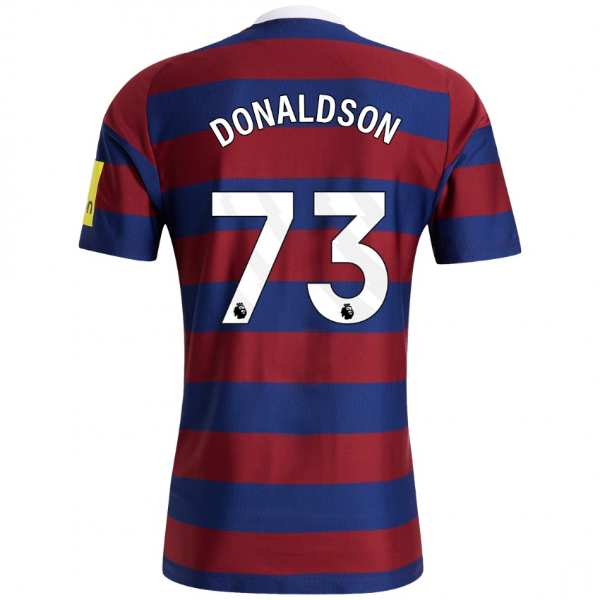 Niño Camiseta Josh Donaldson #73 Burdeos Azul Marino 2ª Equipación 2024/25 La Camisa Argentina