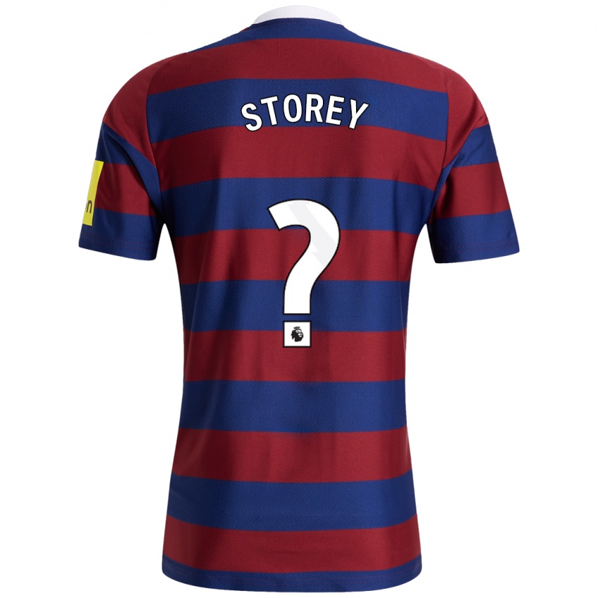 Niño Camiseta Sam Storey #0 Burdeos Azul Marino 2ª Equipación 2024/25 La Camisa Argentina