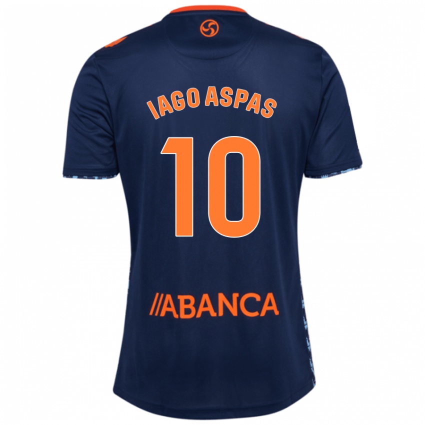 Niño Camiseta Iago Aspas #10 Azul Marino 2ª Equipación 2024/25 La Camisa Argentina