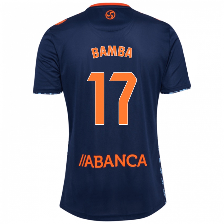 Niño Camiseta Jonathan Bamba #17 Azul Marino 2ª Equipación 2024/25 La Camisa Argentina