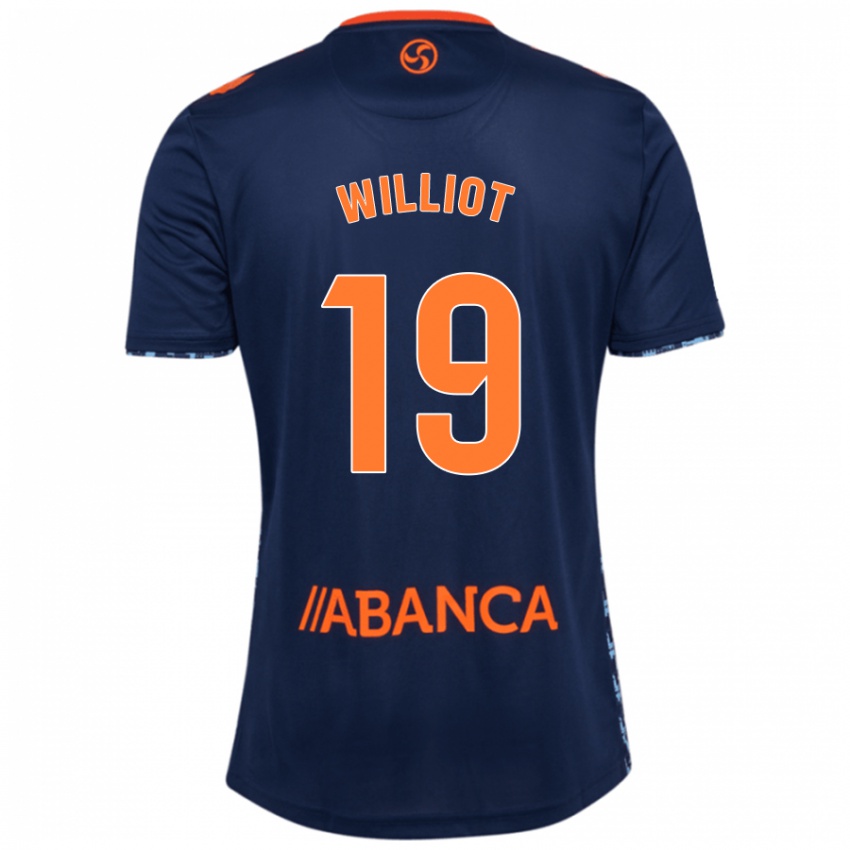 Niño Camiseta Williot Swedberg #19 Azul Marino 2ª Equipación 2024/25 La Camisa Argentina