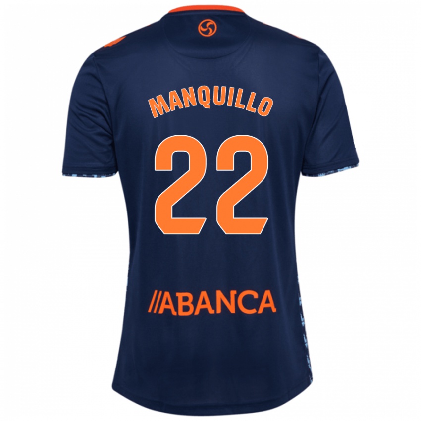 Niño Camiseta Javier Manquillo #22 Azul Marino 2ª Equipación 2024/25 La Camisa Argentina