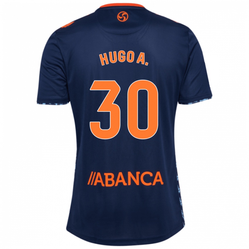 Niño Camiseta Hugo Álvarez #30 Azul Marino 2ª Equipación 2024/25 La Camisa Argentina