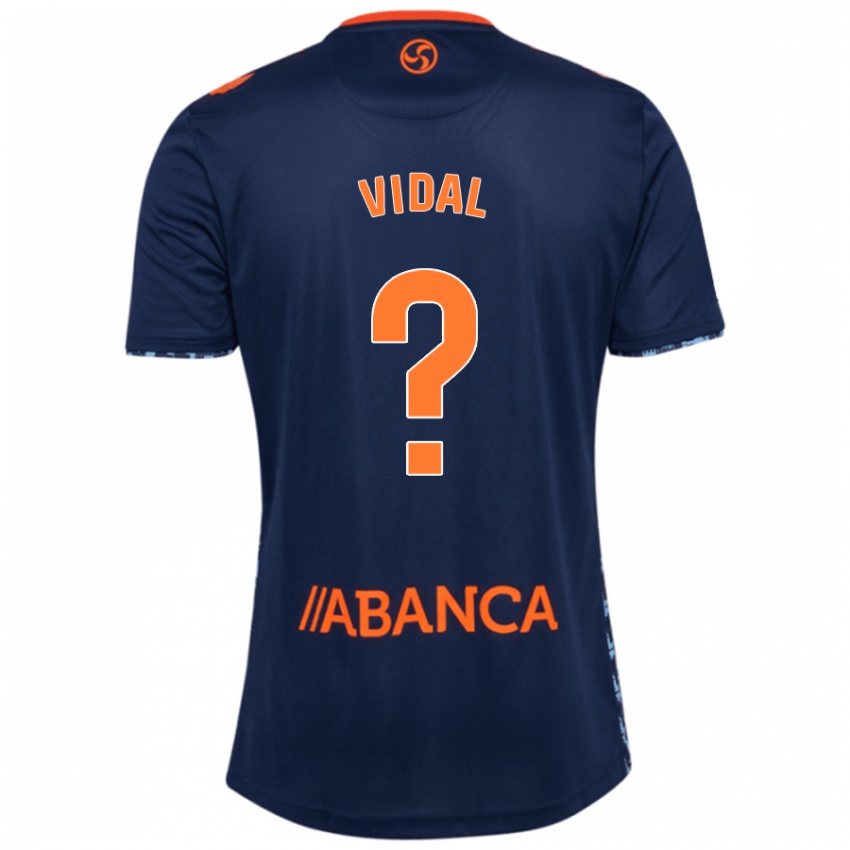 Niño Camiseta Marc Vidal #0 Azul Marino 2ª Equipación 2024/25 La Camisa Argentina