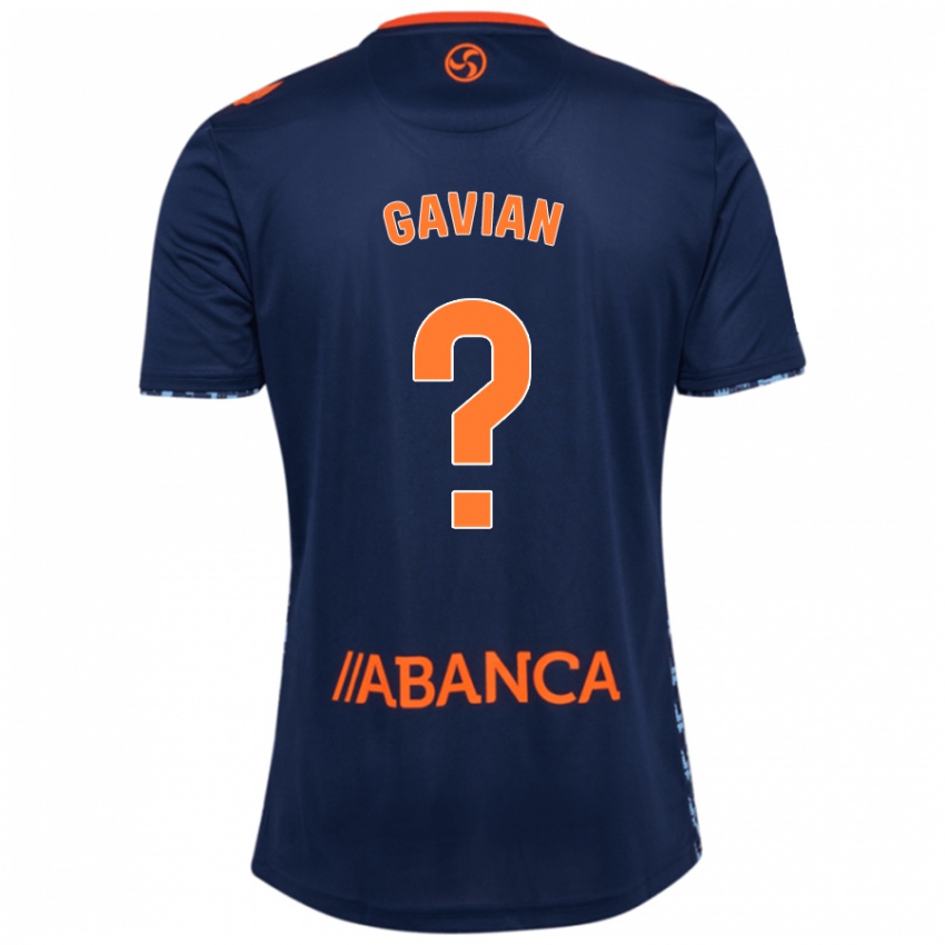 Niño Camiseta Pablo Gavian #0 Azul Marino 2ª Equipación 2024/25 La Camisa Argentina