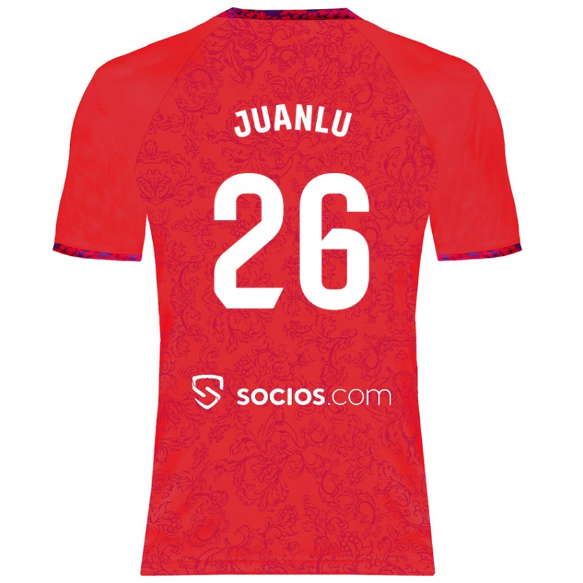 Niño Camiseta Juanlu Sánchez #26 Rojo 2ª Equipación 2024/25 La Camisa Argentina