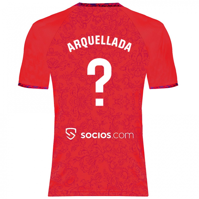 Niño Camiseta Álvaro Arquellada #0 Rojo 2ª Equipación 2024/25 La Camisa Argentina