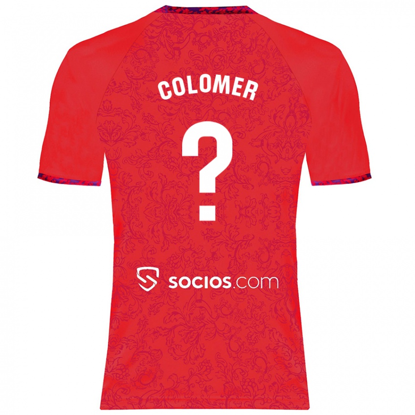 Niño Camiseta Carlos Colomer #0 Rojo 2ª Equipación 2024/25 La Camisa Argentina