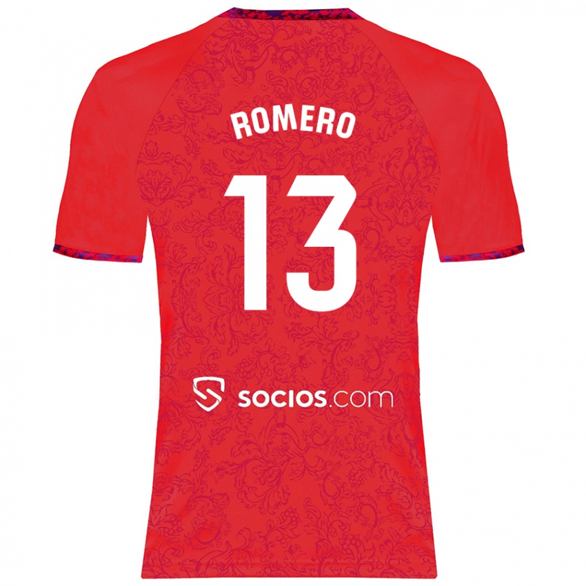 Niño Camiseta Rafael Romero #13 Rojo 2ª Equipación 2024/25 La Camisa Argentina