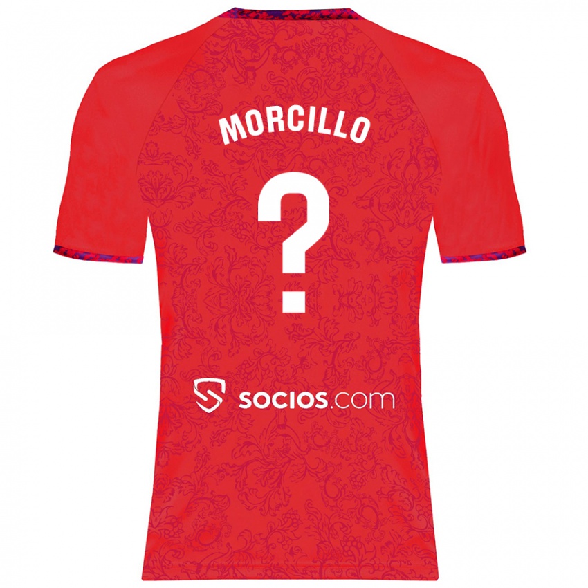 Niño Camiseta Raquel Morcillo #0 Rojo 2ª Equipación 2024/25 La Camisa Argentina