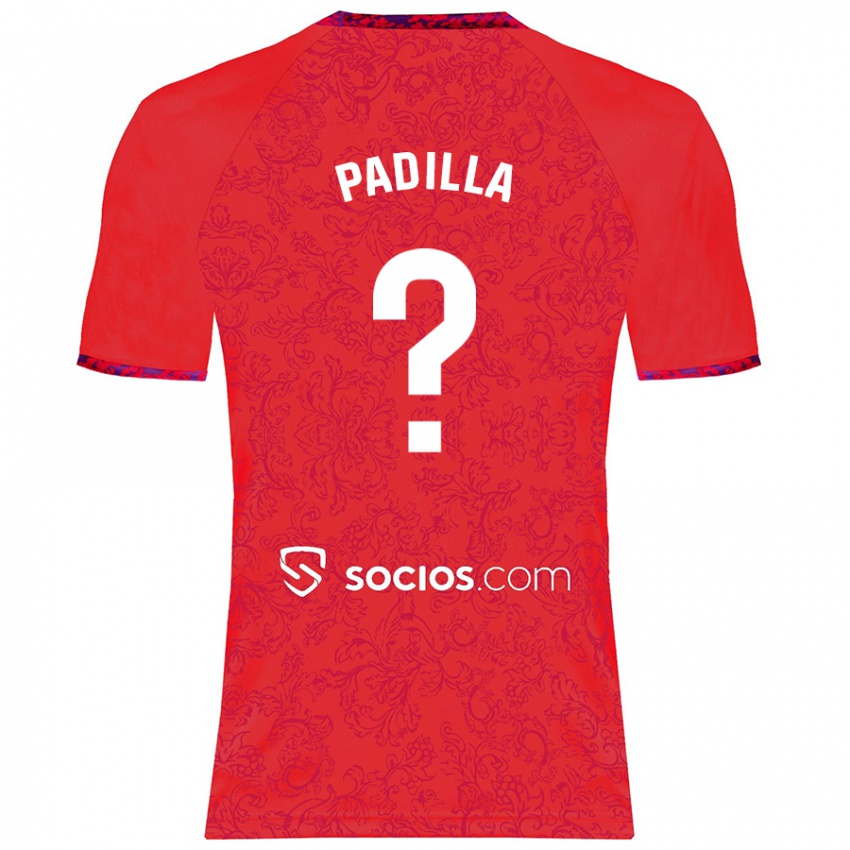 Niño Camiseta Natalia Padilla #0 Rojo 2ª Equipación 2024/25 La Camisa Argentina