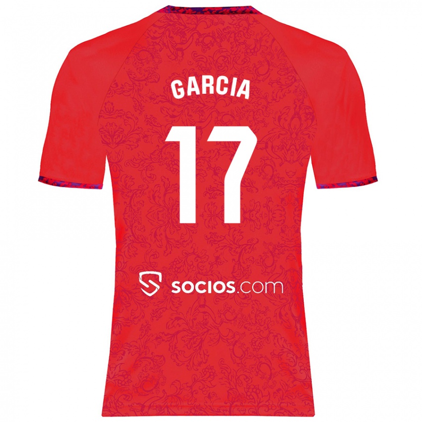 Niño Camiseta Débora García #17 Rojo 2ª Equipación 2024/25 La Camisa Argentina