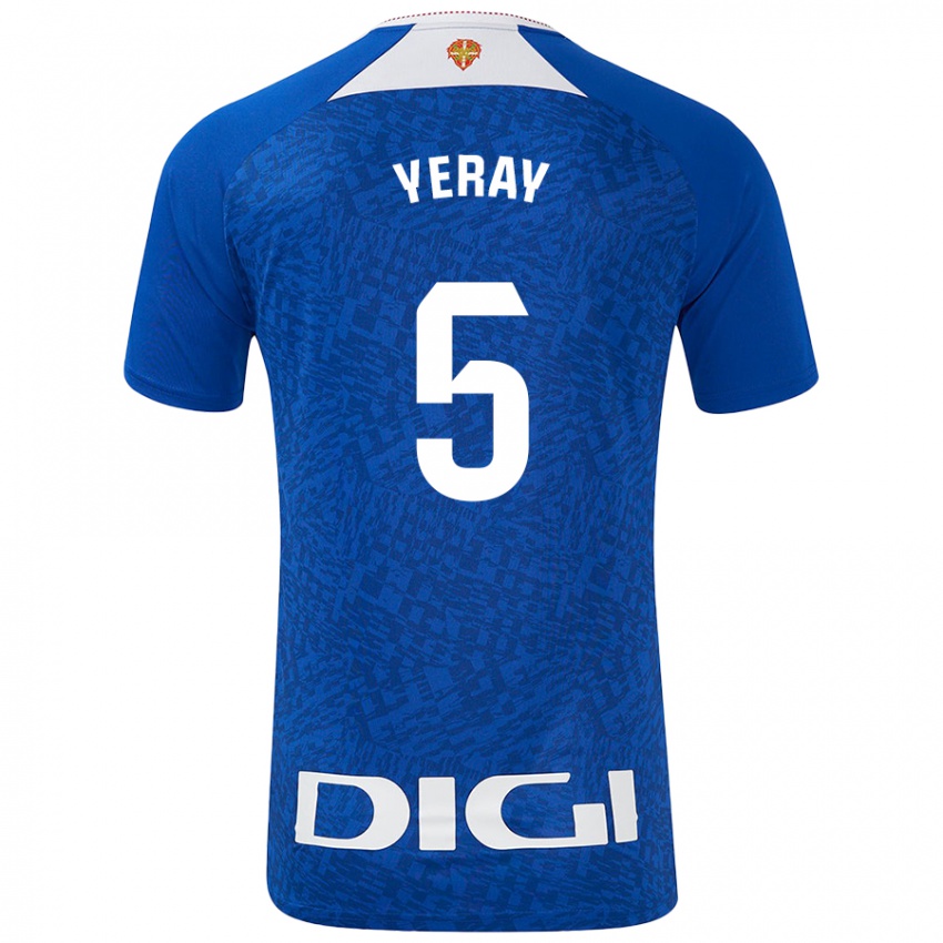 Niño Camiseta Yeray Álvarez #5 Azul Real 2ª Equipación 2024/25 La Camisa Argentina